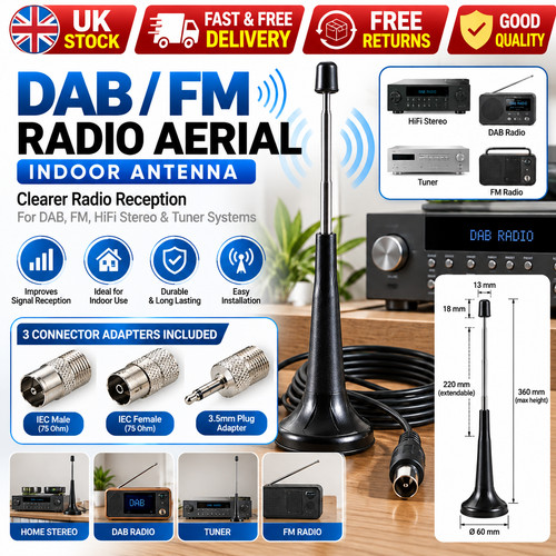 Dab radio aerial - dab, 3m